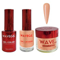 WAVEGEL Soak-Off Gel, Nail Lacquer & Acrylic/Dip Powder Matching Set - Queen Collection - #038 Sahara Sand
