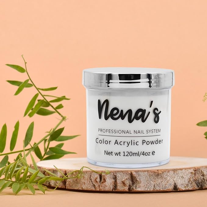 Nena's Superior Sculpting Powder Professional Acrylic Nail System wide color palette 4.0 oz (Clear)