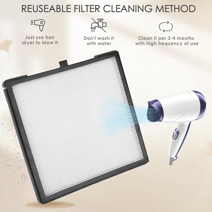 CoFashion 80W Suction Dust Collector for Acrylic Nails - Professional Extractor Fan for Manicure Salon - Dust Collector When Using Drill & File