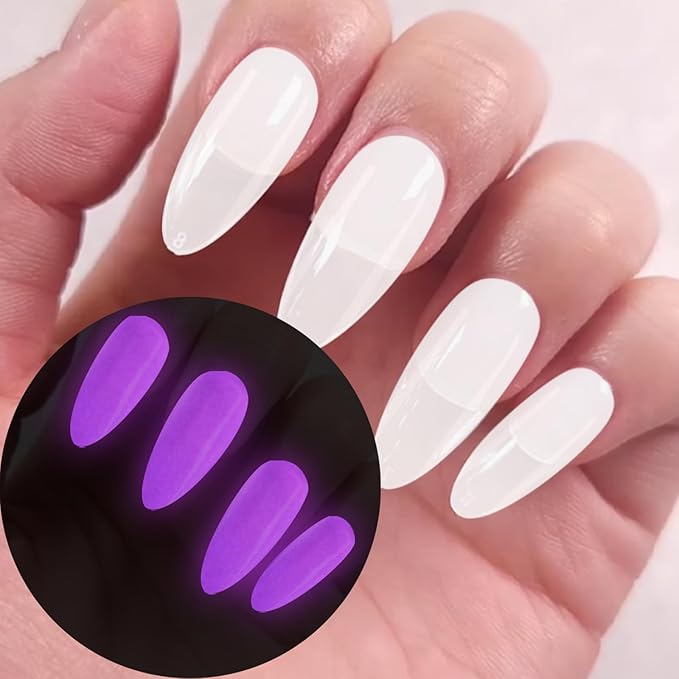 Glow in the dark jelly milky white gel polish 10ML glow pink colors for nail art design (GP88bWP)