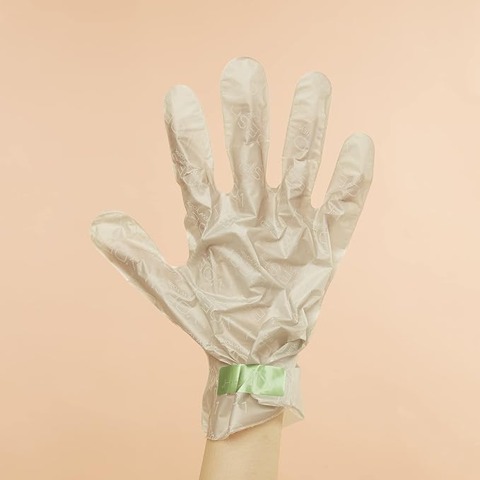 VOESH Collagen Gloves Trio, Vegan Hand Masks, 1 Pack of 3 pairs, Moisturizing Hand Mask, Lotion Gloves, Hydrating Gloves, Hand Care, Spa Manicure Gloves, Dry Hand Treatment