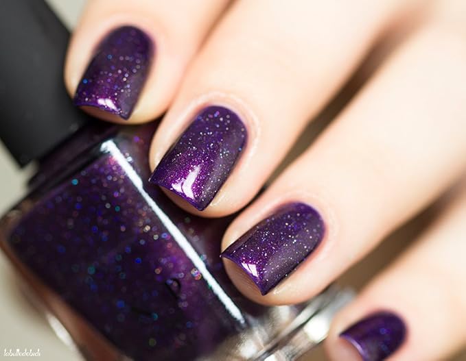ILNP Storytelling - Sultry Dark Purple Holographic Nail Polish