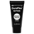 Americanails DuraFlex Gel Paste - Polygel Nail Paste for Nail Overlay and Nail Extension, Odor Free Poly Gel Nail Paste - Nail Strengthener for Durable and Lightweight Nails - 2oz Tube - White