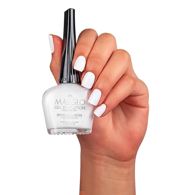 MASGLO Gel Evolution – Set of 3 Nail Polishes No UV/LED Lamp Needed, Fast-Drying, 12-Day Wear, 14-Free Formula, High-Gloss Finish, vegan (0.5 oz Each)