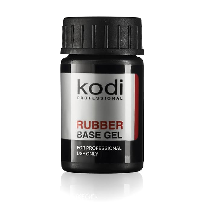 Professional Rubber Top & Base Gel Set By Kodi | 14ml 0.49 oz | Soak Off, Polish Fingernails Coat Kit | For Long Lasting Nails Layer | Easy To Use, Non-Toxic & Scentless | Cure Under LED Or UV Lamp