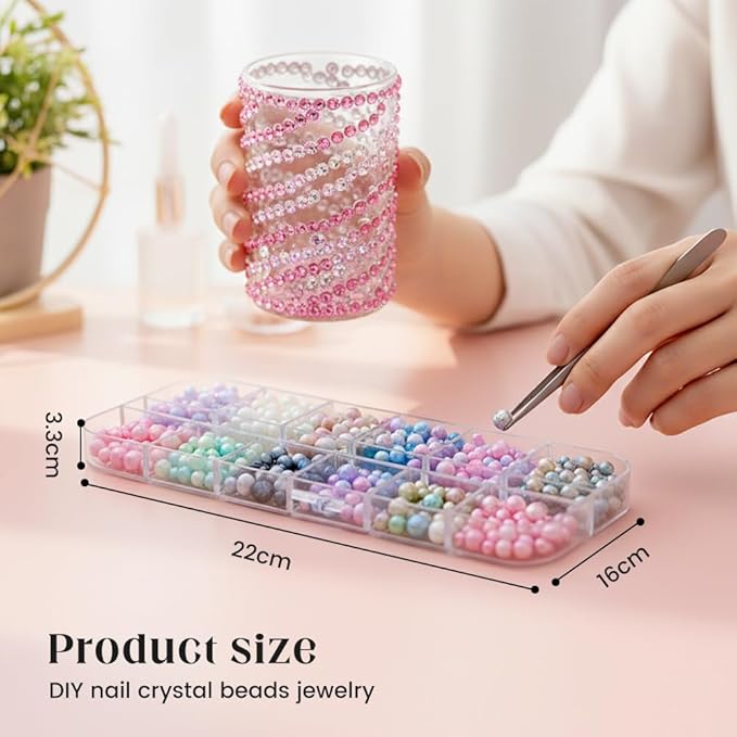 Colorful DIY Resin Rhinestone Kit for Bedazzling, Resin Jelly Rhinestones for Bedazzling, Multicolor 3mm Flatback Gems for Diamond Art 3Pcs Jewelry Glue for Bedazzled Nail Art (13)