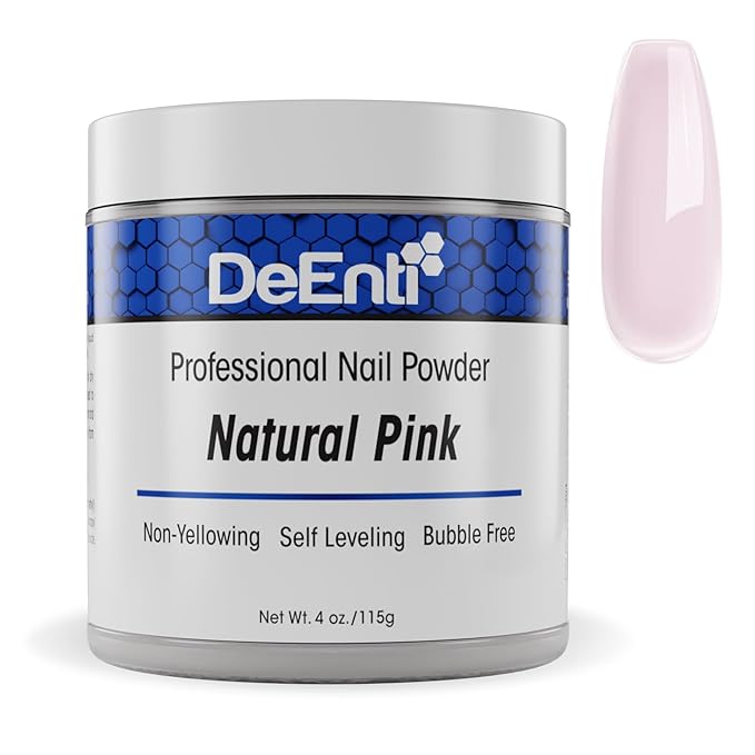 Acrylic Nail Powder - 4oz Natural Pink|Professional Grade, Bubble-Free Acrylic Powder for Nails | Long-Lasting, Chip-Resistant Nail Acrylic Powder for Carving, Extensions & Fake Nails