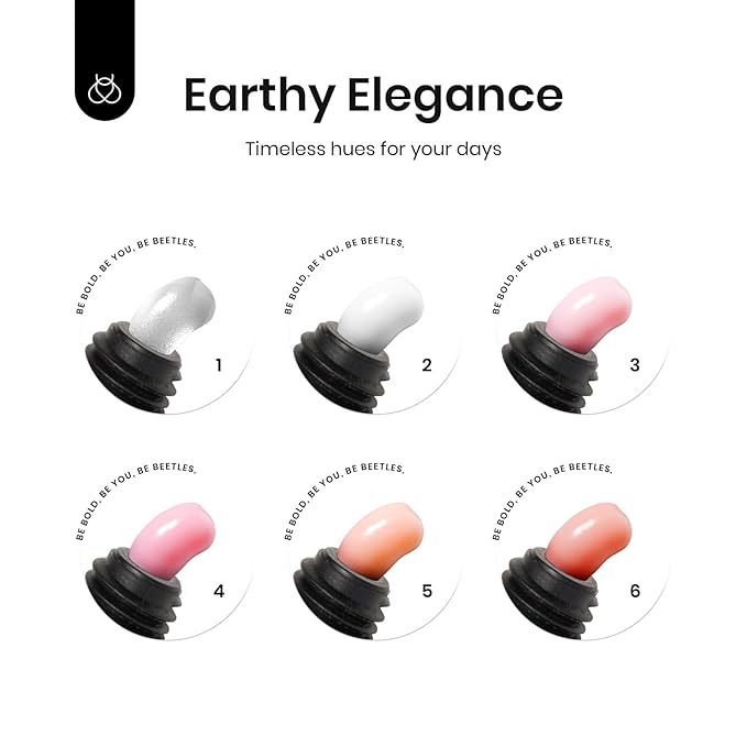 Beetles Gel Polish Poly Nail Gel Nail Kit - 6 Colors Poly Nails Extension Gel with Mini Led Lamp Kit ,Spring Nude Clear Pink All In One Starter Kit Builder Jelly Manicure Enhancement Women Gifts