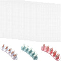600 Pcs Double Sided Adhesive Nail Sticky Tabs, Clear Sticky Tabs for Nails, Pre-Cut Press On Nails Sticky Tabs for Nail Art Display Practice Holder and Color Chart Display Book
