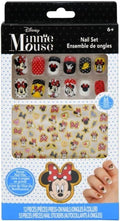 Disney Minnie Mouse Press On Nail Set - Minnie Nails & Stickers for Kids' Makeover Playdates & Sleepovers - 66 Pieces