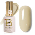 Beetles White Gel Nail Polish - Creamy Hush 15ML/0.51Fl Oz, Hema Free Milky White Gel Polish, Same Color Same Bottle, Soak Off UV LED Lamp French Nails Art, Manicure Salon DIY White Nails