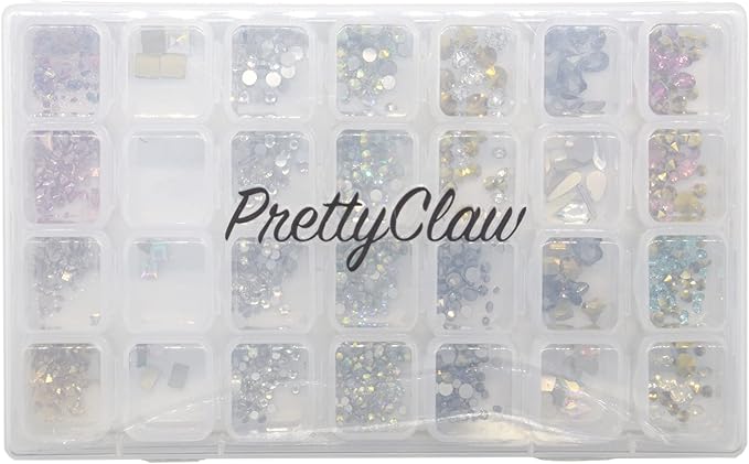 PrettyClaw Nail Art Set 28 Styles Nail Charms (1000+ Pieces) (Set #8)