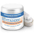 Revitaderm 4D Urea Cream 40% for Feet – Intensive Moisturizing Foot Cream for Dry, Rough & Callused Skin, Fast Absorbing & Fragrance Free, Includes Pumice Stone & Exfoliating Brush, 4 oz, 1 Pack