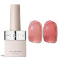 MEGIOR Lady Rose Jelly Gel Nail Polish 0.5 Fl Oz Pink Neutral Transparent Colors Soak Off UV LED Lamp Light Cure Gel Polish Kit for Salon and Nail Art Starter Manicure DIY at Home