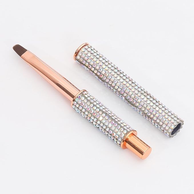 Nail Art Brushes, Rhinstones Nail Art Liner Brush with 4Pcs Brush Heads