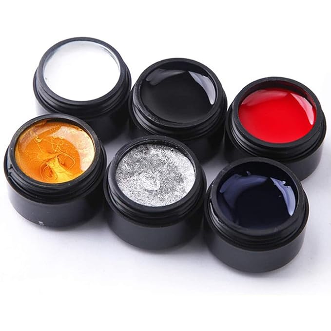 Spider Gel 8ml UV LED Professional Nail Polish Art Embossed Brushed Set