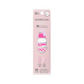 Dashing Diva Glaze Nail Strip Set - London2K - Long Lasting, Chip Resistant, Semi-Cured Gel Nail Strips - Summer Gel Set - 4-Piece Manicure Kit with 32 Strips
