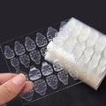 Mwellewm 2400 Pcs100 Sheets Nail Glue Stickers Double Side for Press on Nails Stickers,Waterproof Breathable False Nail Tips Jelly Adhesive Nail Tabs Glue