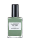 Nailberry L'Oxygéné Oxygenated Nail Lacquer | Coffee | Scented Warm Rich Brown Opaque | UV Protected Long-Wear Nail Polish | 12-Free | Vegan | Certified Halal | Cruelty & Gluten Free | 15 ml