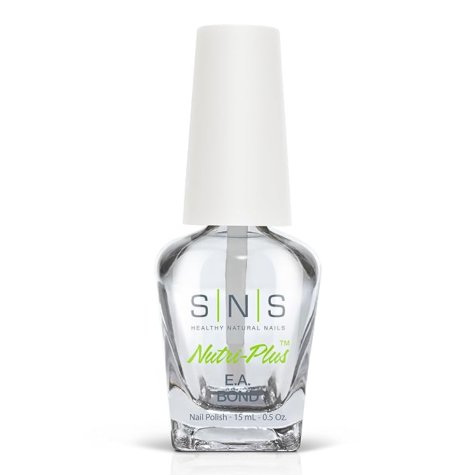 The SNS Specially Formulated Primer for Nail Dip Powder, EA Bond - Improves adhesion of Dip Powder Manicures for Oily Nail Beds - Dip Nail Polish - Low-Odor & No UV Lamp Required - 0.5 fl. oz.