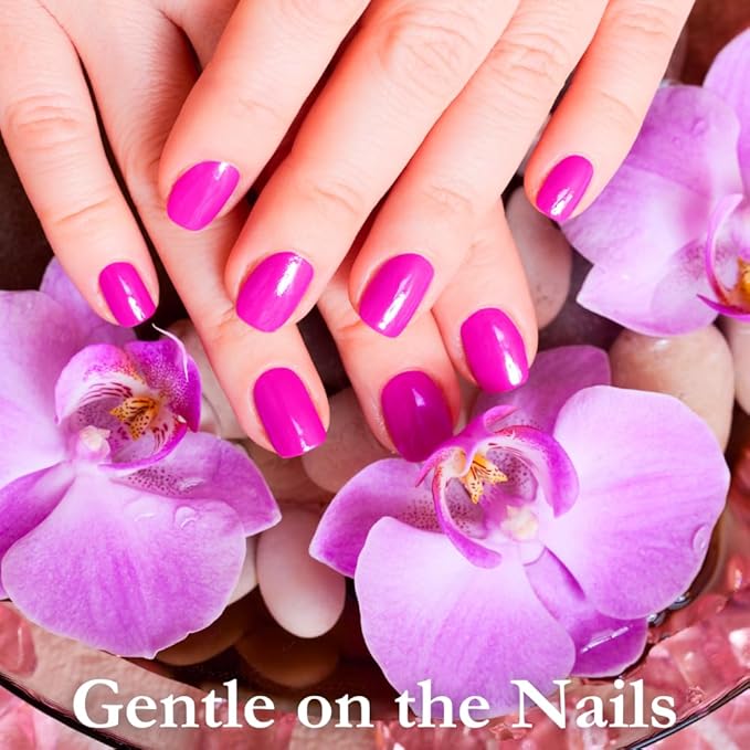 Karma Organic Nail Polish Remover with Soybean Oil and Lavender Oil- Non Toxic, Vegan, Cruelty Free, Acetone Free – Nails Strengthener for Fingernails – 4 fl. Oz