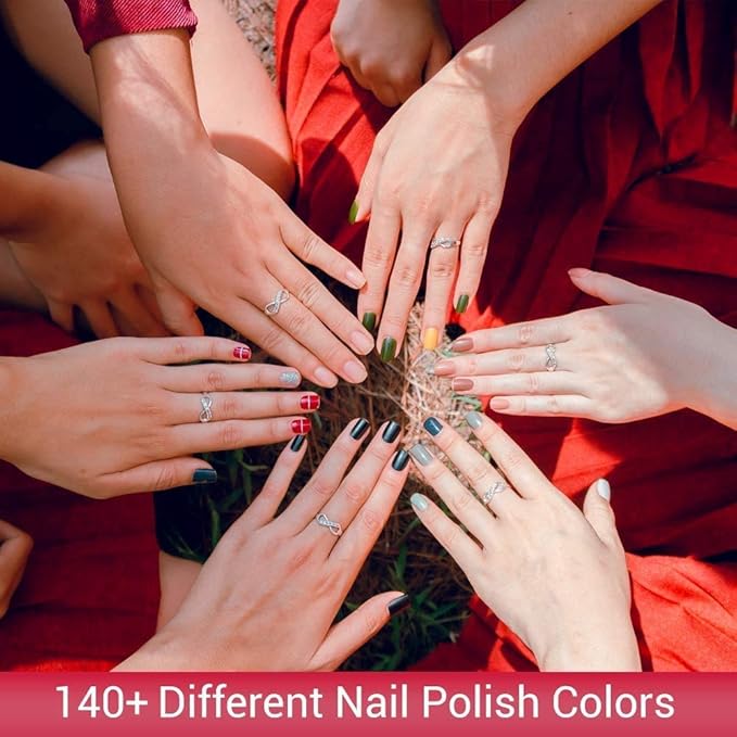 Karma Organic Natural Nail Polish Color with Soybean Lavender Nail Polish Remover - Non Toxic, Vegan, Cruelty Free, Acetone free
