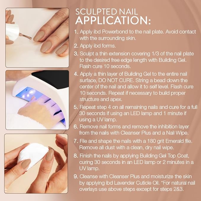 IBD Building Gel, Hard Gel Nail Extension, Cool Nude, Soak-Off, Nail Builder Strengthener, 0.5 fl oz