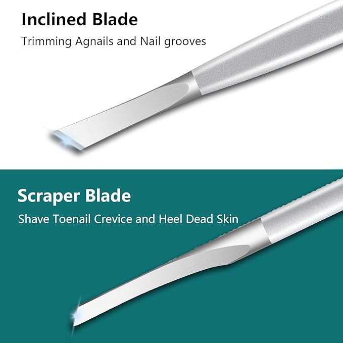Ingrown Toenail Removal Kit Pedicure Tools for Feet Professional Knife Set Stainless Steel Ingrown Toenail Treatment Calloused Feet Remover Tool (7 Pcs Set)