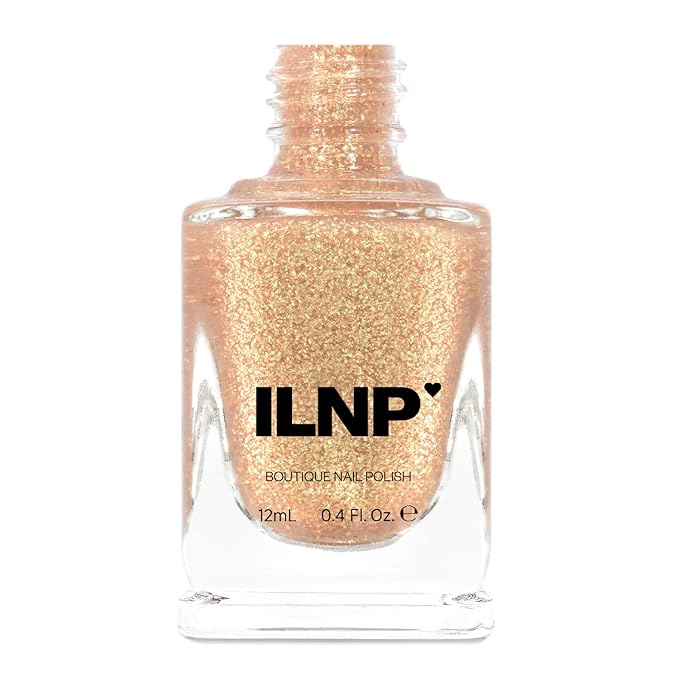ILNP Karma - Gold Flake Top Coat Nail Polish