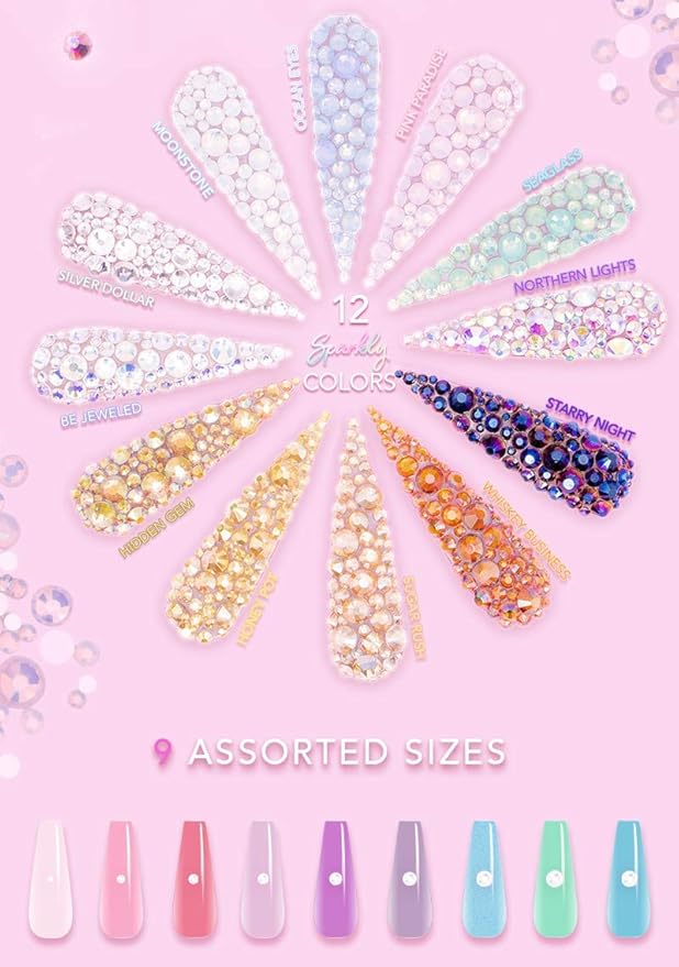 Kiara Sky Bling It on Rhinestones (Seaglass)
