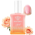 modelones Nail Strengthener and Growth Pink Nail Polish Scented Nail Repair for Damaged Nails Hardener Extra Strong and Growth for Women Nail Care Natural Concealer Foundation 15 Ml 0.5 Fl Oz