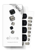ohora Semi Cured Gel Pedi Strips (P Heart Lace) - Works with Any Nail Lamps, Salon-Quality, Long Lasting, Easy to Apply & Remove - Includes 2 Prep Pads, Nail File & Wooden Stick