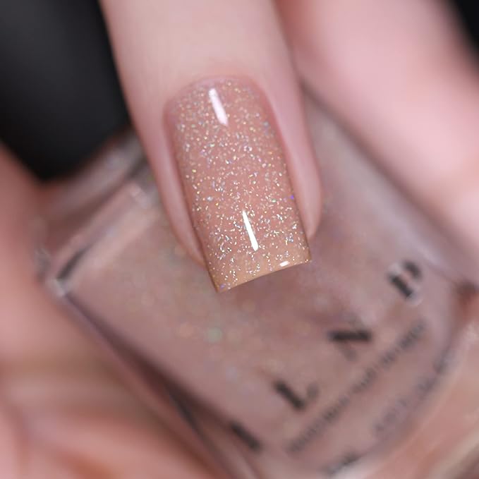 ILNP Toasted - Soft Beige Holographic Jelly Nail Polish
