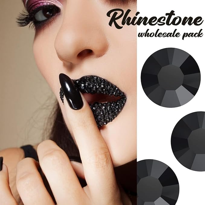 4 Colors 2-6mm Black White Transparent Jelly Resin Rhinestones w B7000 Jewelry Glue for Bedazzling Crafting Flatback Stones Gems Diamonds for Nails Face Eyes Makeup Tumblers Bottles DIY Crafts