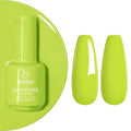 Beetles Green Gel Nail Polish - Fresh Greenery 15ML/0.51Fl Oz, Light Green Gel Nails Polish, Neon Lime Color Soak Off UV LED Lamp St Patricks Day Nails Art, Long-Lasting Manicure Salon Spring Nails