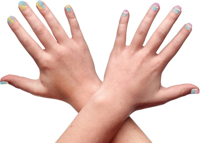 Creativity for Kids Glitter Nail Art - Glitter Manicure Kit for Kits (Ages 7+)