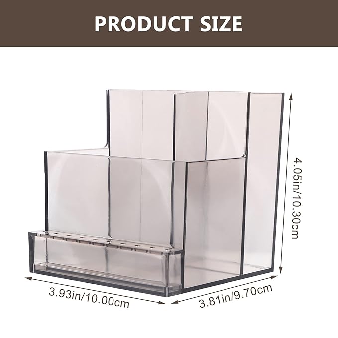 Uonlytech 1pc Manicure Tool Box Polisher Organizer Nail Art Display Rack for Home Salon Use Lightweight Stable Design for Easy Storage and Access to Nail Drill Bits