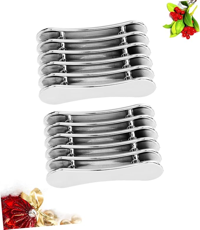 2Pcs Mini Nail Art Pen Holder Metal Stand Silver and Gold Nail Brush Rest Organizer for Manicure Tools Portable Tech Supplies