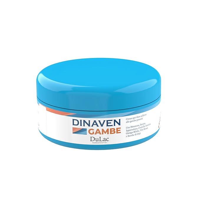 DULÀC FARMACEUTICI 1982 Dulac Dinaven Legs Cooling Cosmetic Gel With Natural Botanical Elements Lightweight Daily Leg Care Fast Absorbing Body Formula 3.38 Fl Oz