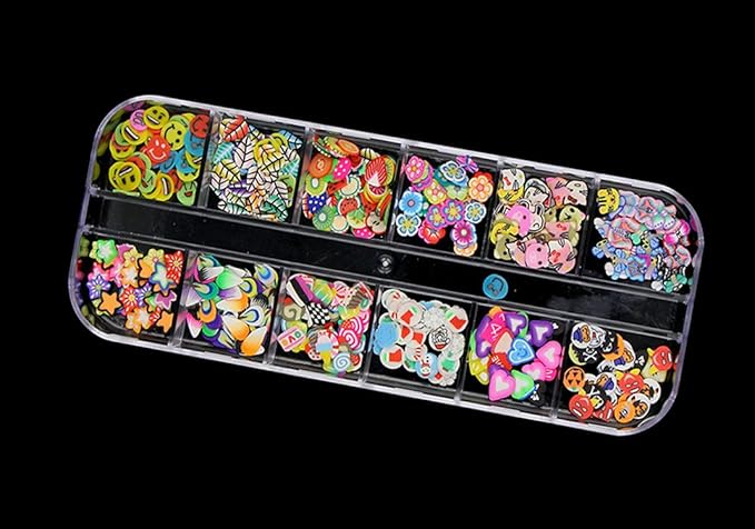 3000 Pieces(5 Boxes) Nail Art Rhinestone Set Nail Ornaments Style 4