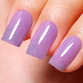 Jelly Gel Nail Polish, Light Purple Jelly Nail Polish Gel Translucent Spring Summer Sheer Nail Gel Polish Soak off UV LED for Nail Art DIY Manicure 0.5 Fl Oz