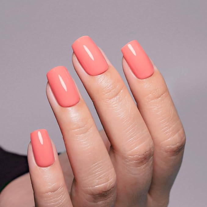 Pastel Gel Polish, 0.5 Fl Oz Light Pink Gel Nail Polish Spring Summer Soak off LED UV Gel Nail Polish Art Starter Manicure Salon DIY Nail Gel Polish