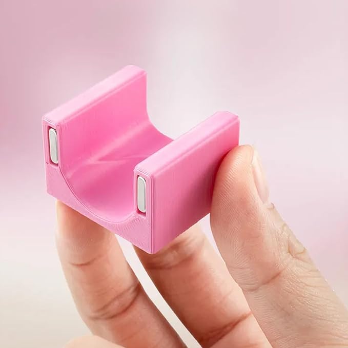 2 Pcs Nail Art Cat Eye Magnets For Nails, 3 In 1 Pink Nail Magnet Pen And 5D Automatic Strong Magnet Tool For Cat Eye Designs Magnets, Heart, Lines & Wide Light Gel Nail Polish Magnet