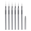 Nail Art Liner Brushes，6Pcs liner brush for nails gel Tiny Details, Fine Drawing, Delicate Coloring nail art liner brushes Sizes 5/7/9/11/20/25mm