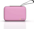 AGOZ 4.25" x 2.75" x 1.5" Mini Case for Manicure, Small Hard Travel Pouch with Wrist Strap for Nail Care Tools, Water Resistant and Anti-shock Unisex Case for Manicure Pedicure Kit (Purple)
