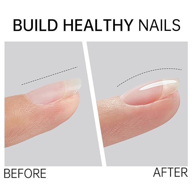 6-in-1 Builder Gel & Base Coat for Nails, Enhance Building Strengthening Apex Enhancement Soft Gel Polish, Beginner Friendly with Upgraded Brush (Nude Pink, pH 5)