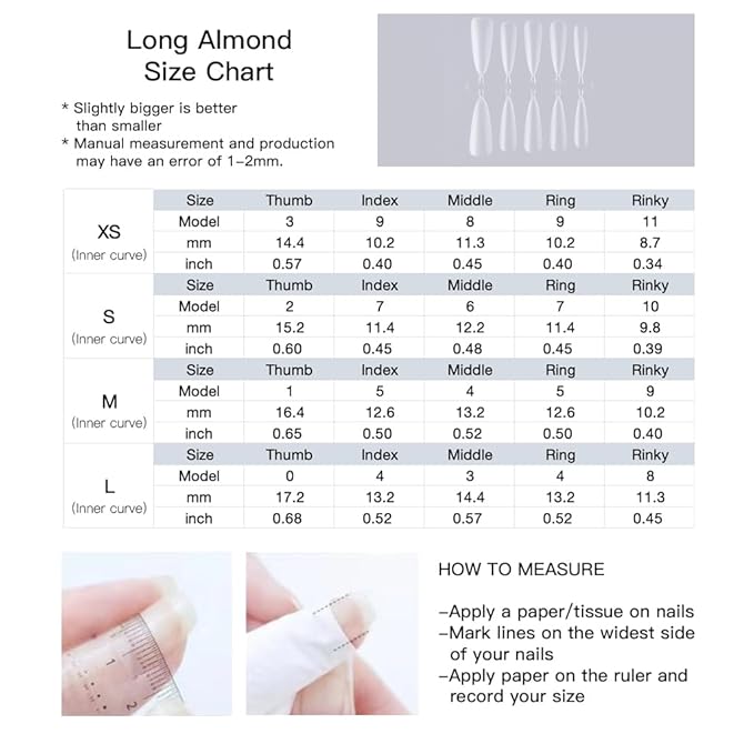Luxury Long Almond Press-On Nails, 3D White Roses with Silver Glitter, Pearl and Rhinestone Decorations, Handmade False Nail 10 Pieces (Large, LS)