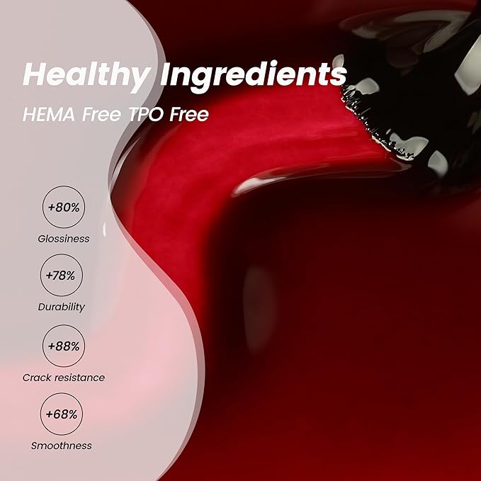YTD Likomey Nude Gel Nail Polish,15ml Berry Red Translucent Neutral Jelly Sheer Blood Red Glass Salon Home DIY Manicure Fall Winter UV Color Varnish,LS301