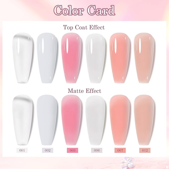 YIMART Poly Extension Gel Nail Kit,Poly Nail Gel Kit with UV Light Starter Kit, 18 Pcs/Set Builder Gel Nail Extension Kit for Beginners with Everything Nail Art DIY