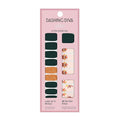 Dashing Diva Gloss Nail Strips - Fowl Play - UV Free, Chip Resistant, Long Lasting Gel Nail Stickers - 3-Piece Manicure Set - Contains 32 Wraps, 1 Prep Pad, 1 File